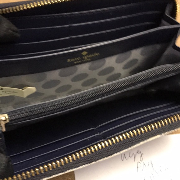 13. Kate Spade  Zip Around Wallet - Picture 3 of 8